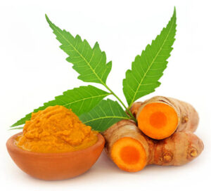 Turmeric paste for swollen gums