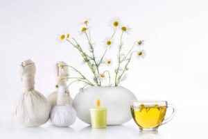 Chamomile Tea Compress for gum inflammation