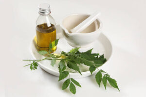Oil pulling with neem for whiter teeth in 30 days