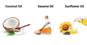 Comparing the best oils for oil pulling: coconut oil, sesame oil, and sunflower oil