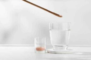 How to make a saltwater rinse to heal receding gums fast.