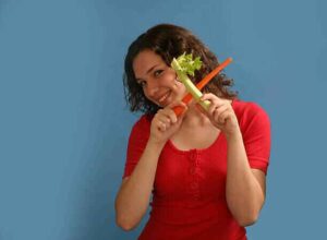 Superfoods for healthy teeth and gums include carrot and celery