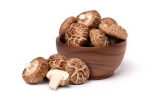 Superfoods for healthy teeth and gums include shiitake mushrooms