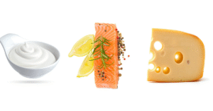 Calcium-rich foods like cheese and yogurt to heal cavities with food