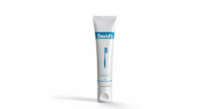 David's natural toothpaste with nano-hydroxyapatite and fluoride-free formula.