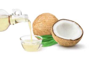 How to use coconut oil for teeth health - A person demonstrating the correct oil pulling technique
