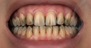 From Plaque to Tooth Loss due to smoking