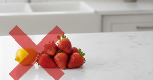 Lemon Juice and Strawberries erodes enameel