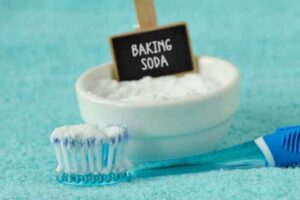Homemade Teeth Whitening Paste with Baking Soda