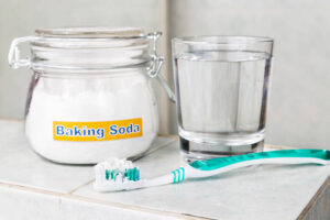 Baking Soda + Salt Rinse
