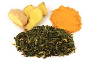 herbal remedies for healthy gums include turmeric, ginger and green tea